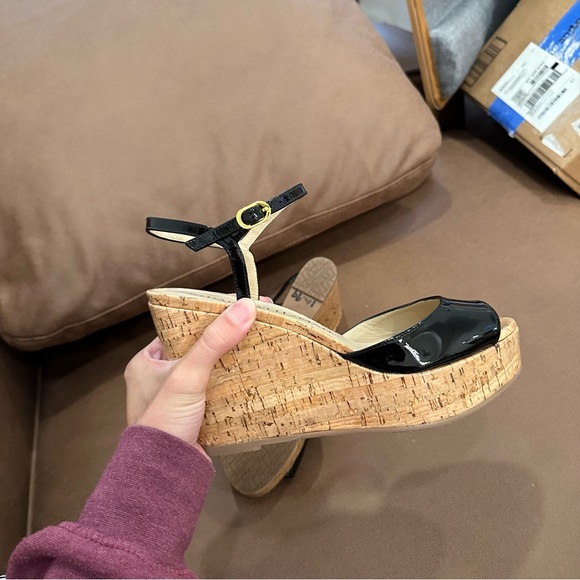 Stuart Weitzman Womens Palmina Leather Dressy Platform Sandals - Picture 9 of 9